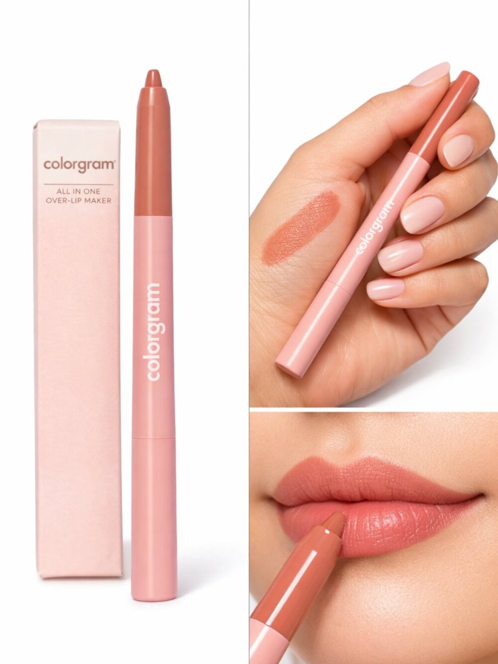 Colorgram Over Lip Maker 06 Rose Beige – K‑Beauty Lip Liner – All‑In‑One